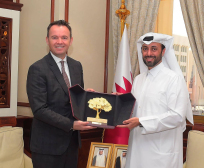 Ministri i BPZhR-së, Faton Peci po qëndron për vizitë zyrtare në Katar